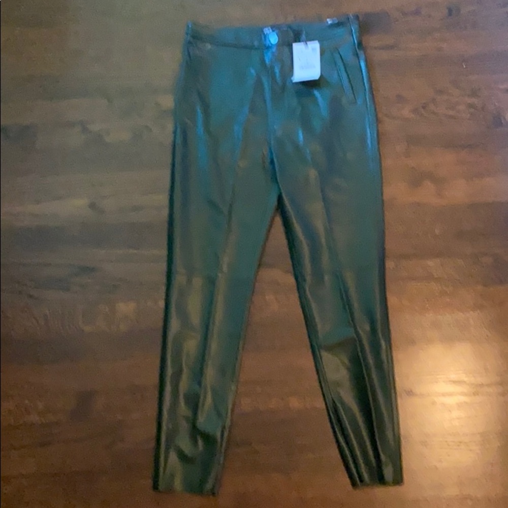 Zara faux leather pants